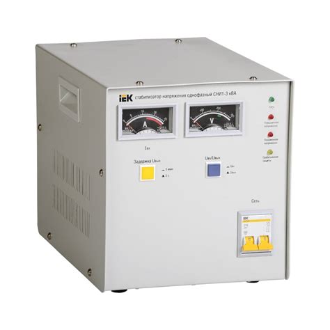 Стабилизатор напряжения IEK СНИ 1/220 3.0кВА ИЭК IVS10-1-03000 ...