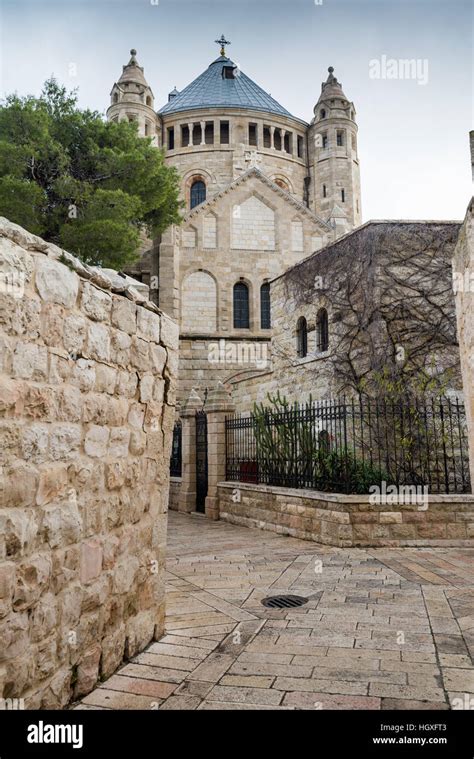 Zion Church Dormition Abbey On Mount Zion In Jerusalem Israel Asia