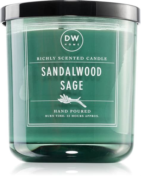 DW Home Signature Sandalwood Sage Scented Candle Notino Ie