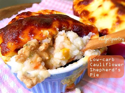 Low carb Cauliflower Shepherd's Pie