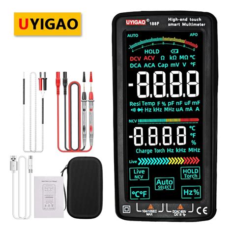 UYIGAO 188 Series Digital Multimeter Full Touch Screen Electric Tester