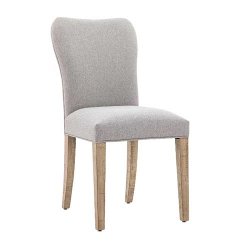 Valletta Natural Fabric Dining Chairs In Pair Furniture In Fashion