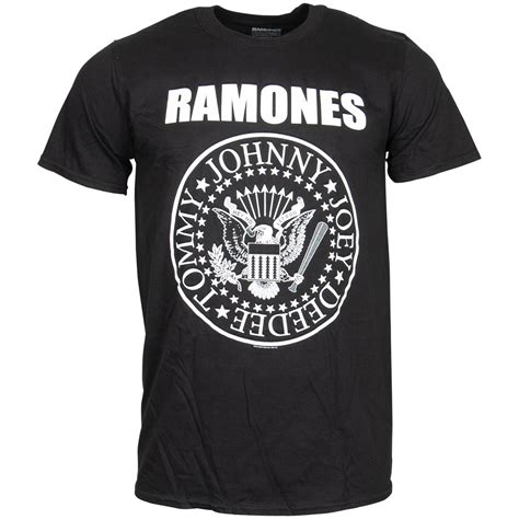 The Ramones T Shirt Presidential Seal Schwarz Rocknshop