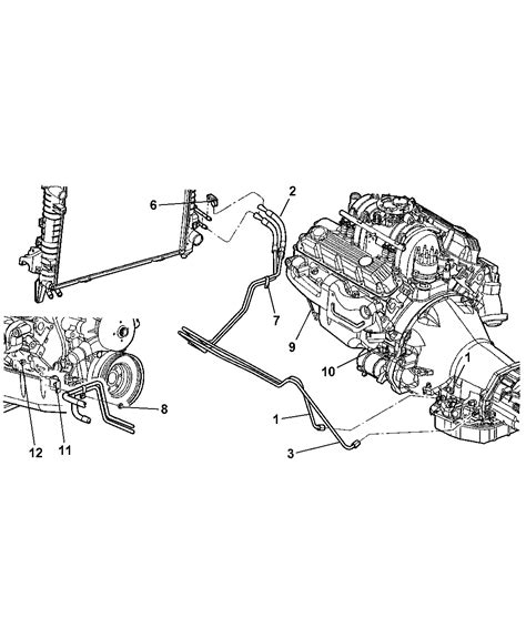 2003 Dodge Ram 2500 Transmission Cooler Lines