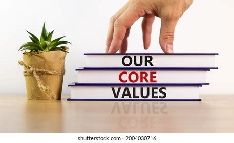 Our Core Values Symbol Books Words Stock Photo 2004030716 Shutterstock