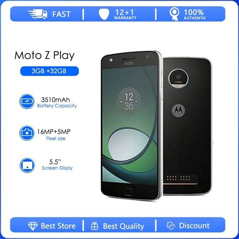 Motorola Moto Z Play XT1635 01 Refurbished Original Unlocked Android