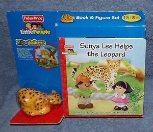 LITTLE PEOPLE ZOO TALKERS SONYA LEE HELPT DE LUIPAARD BOOK & ANIMAL SET ...