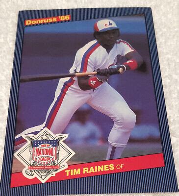 Donruss Action All Stars Tim Raines Montreal Expos