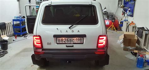 Задние фонари DLAA на НИВУ 2121 — Lada 4x4 3D, 1,7 л, 2018 года ...
