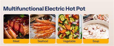 Amazon Vivohome Electric Hot Pot L Non Stick Shabu Shabu Hot Pot With Divider V Bpa