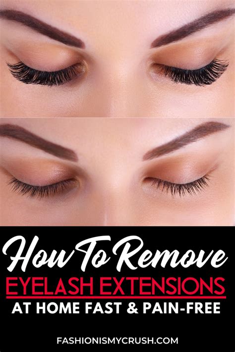 How To Remove Eyelash Extensions Without Damaging Eyelashes Howtormeov