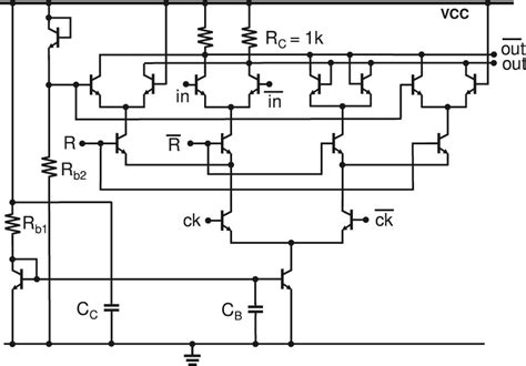 Schematic Of Resettable D Latch Download Scientific Diagram