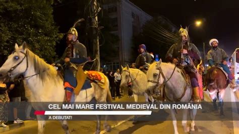 Cel mai mare Festival Medieval din România a debutat