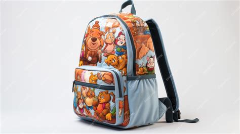 Premium Photo | Backpack With Cartoon Characters