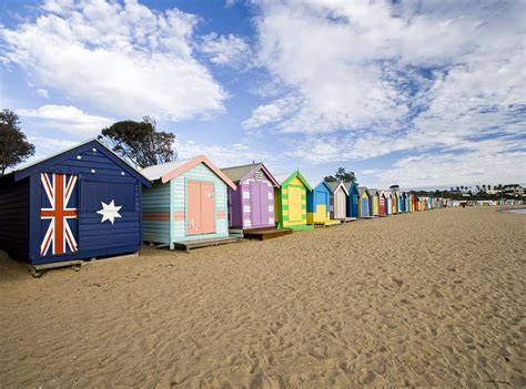 Brighton Beach Huts by Samvaltenbergs