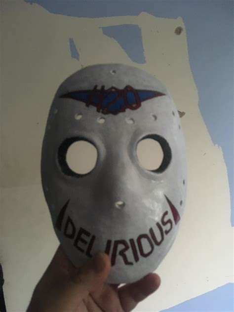 Custom H20 Delirious hockey mask : r/Masks