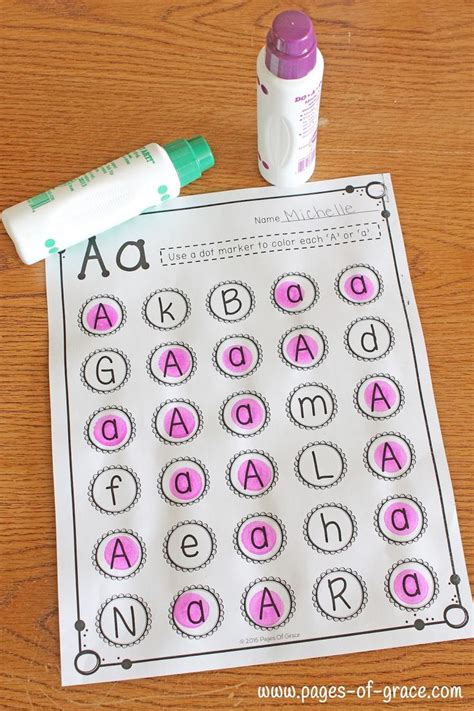 Printable Letter Recognition Games