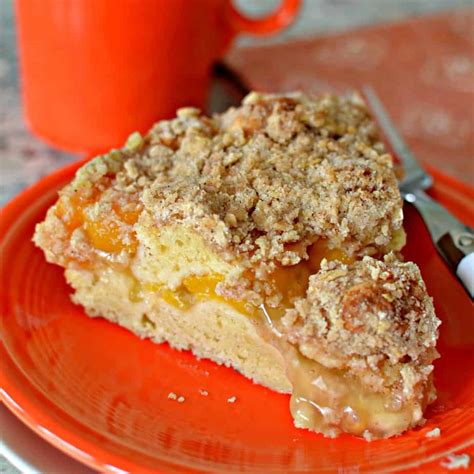 Peach Coffee Cake Recipe Small Town Woman