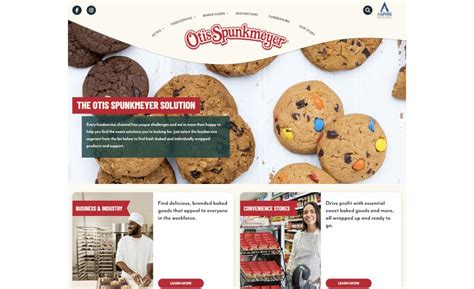 Otis Spunkmeyer launches redesigned website | Snack Food & Wholesale Bakery