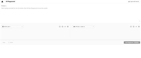AI Playground by Vercel Labs - Explore, Compare, Optimize: AI Models at ...