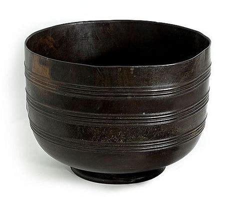 century lignum vitae wassail bowl  sir keith murdoch trays