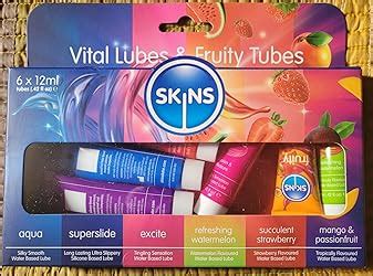 Amazon Skins Sex Lube Set Water Based Lube Tingle Lube And A Silicone Lube With