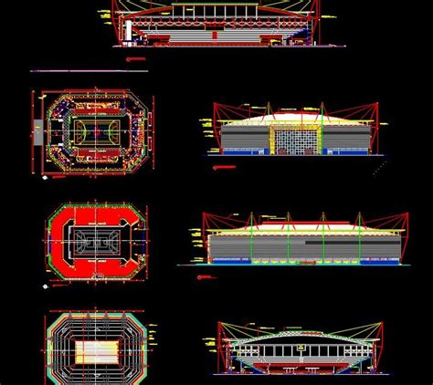 Stadium Drawing Plan