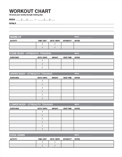 FREE 10 Sample Workout Schedules In Google Docs MS Word Pages