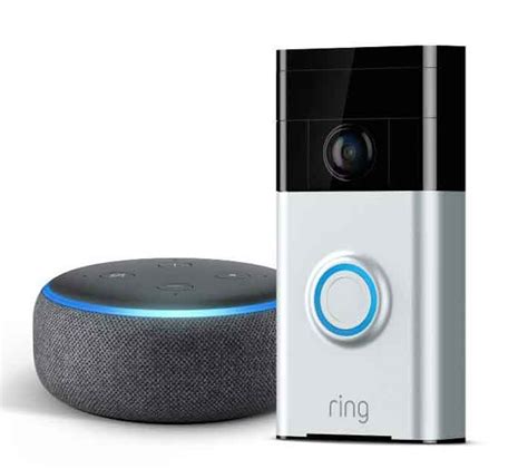 Killer Prime Day Deal Ring Doorbell With Echo Dot 3rd Gen For Just 70 50 Percent Off