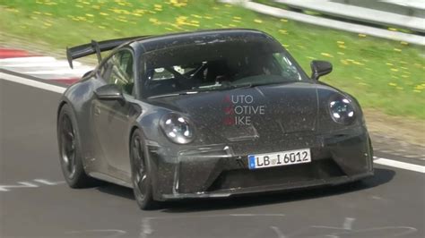 Porsche 911 Gt3 Refresh Spied Testing At The Nurburgring