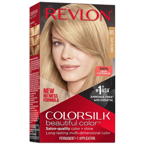 Revlon ColorSilk Beautiful Color Стійка фарба для волосся відтінок 81 Light Blonde Світлий