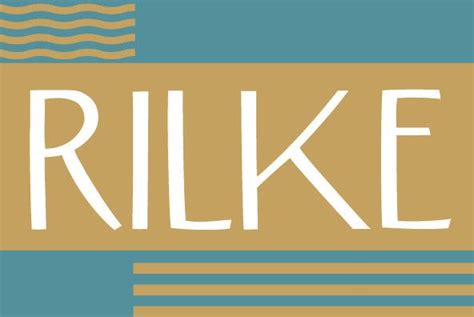 Rilke Font Youworkforthem Klimt Myfonts Retro Font