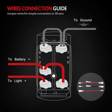 rocker switch wiring diagram  installation guide
