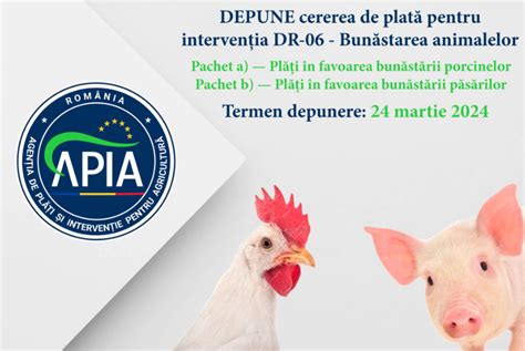 APIA Centrul Județean Vrancea anunță că primește cereri de plată pentru