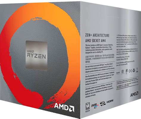 Best Buy AMD Ryzen 5 3400G 2nd Generation 4 Core 8 Thread 3 7 GHz 4 2