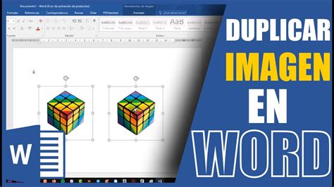 Como DUPLICAR una IMAGEN en WORD Fácil Y Rápido YouTube