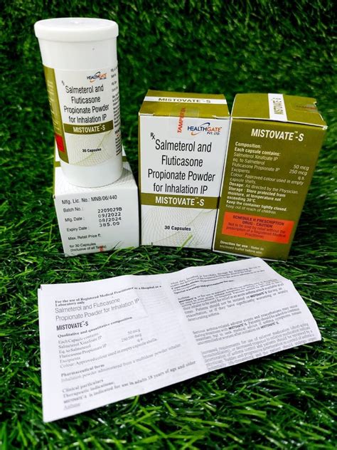 Salmeterol Fluticasone Propionate Inhaler, in INDIA, Healthgate at Rs ...