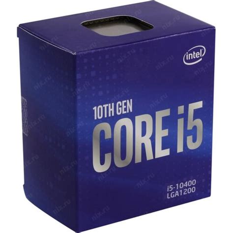 Процессор Intel Core i5 10400 BOX (BX8070110400, SRH3C) — купить, цена ...