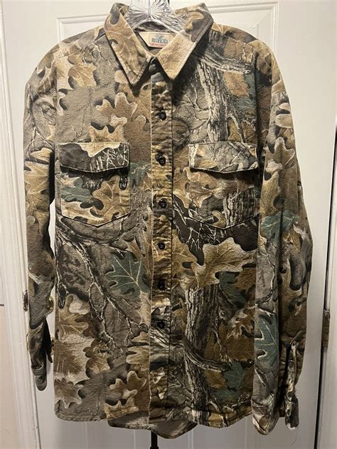 Vintage Red Head Realtree Camo Shirt Mens Size Xl Thick Heavy Button