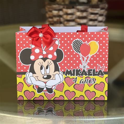 Sacolinhas Minnie Vermelha Elo Produtos Especiais