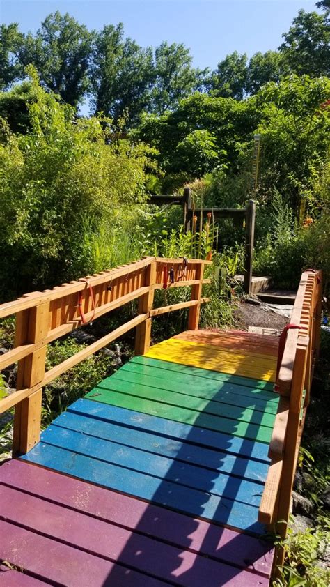 Rainbow Bridge Flowering Bridge Garden Lake Lure NC in 2022 | Garden ...