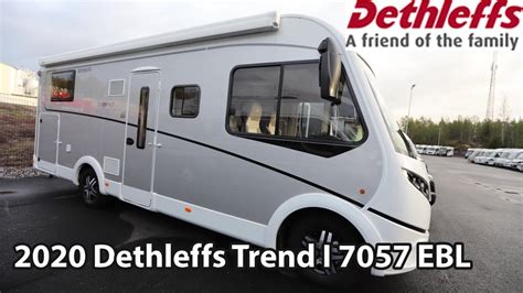 Dethleffs Trend I 7057 EBL 2020 Motorhome 7 40 M YouTube