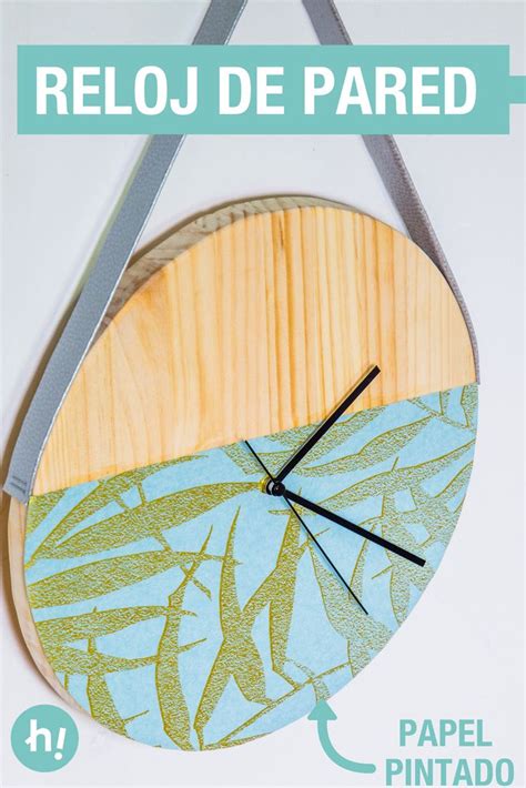 Cómo hacer un reloj de pared con madera Clock Home decor Decor