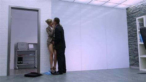 Nice Blonde Gets Her Shaved Pussy Fucked From Executive Assistant 2014 By DORCEL English