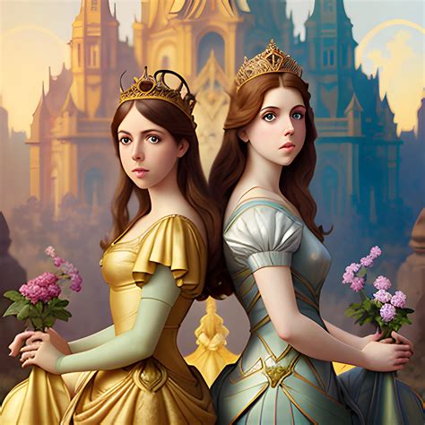 Aubrey Plaza And Anna Kendrick As Rennaissance Princesses Airbr