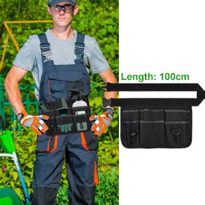 KBNIAN Cintura Porta Attrezzi Da Giardino Con 5 Tasche Borsa Porta