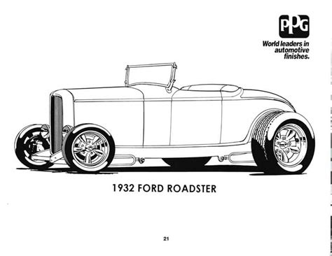 Gustavo Brasil Hot Rods Para Colorir