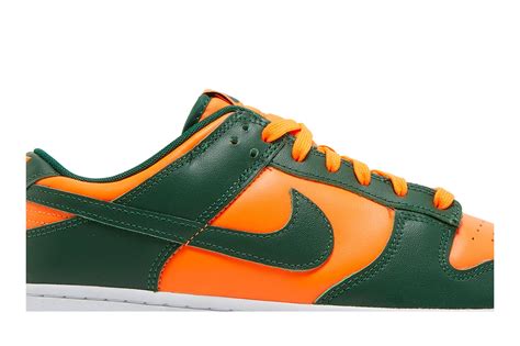 Nike Dunk Low Miami Hurricanes Dd Nice Sneaker