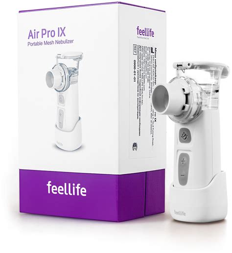 Меш ингалятор небулайзер Feellife Air Pro IX, портативный, беспроводной ...