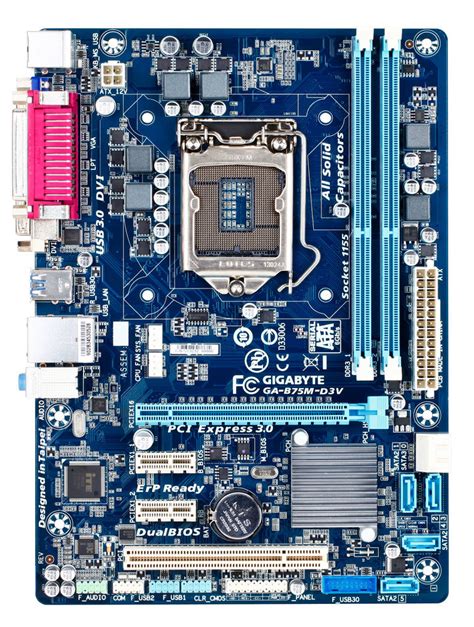 Placa De Baza Gigabyte GA B75M D3V Generatia 2 3 Socket 1155 USB 3 0